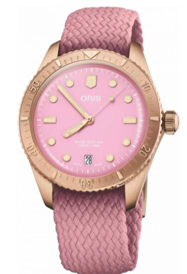 Oris Divers Sixty-Five ‘Cotton Candy’ Replica Watch 01 733 7771 3158-07 3 19 04BR